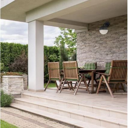 Vonkajšie nástenné svietidlo ULSA 1xE27/12W/230V IP44