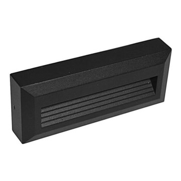 Vonkajšie schodiskové svietidlo KORA LED/1,2W/230V IP54 4000K čierna