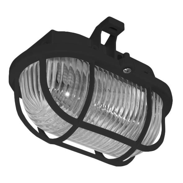 Vonkajšie stropné svietidlo OVAL 1xE27/60W/230V IP44