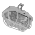 Vonkajšie stropné svietidlo OVAL 1xE27/60W/230V IP44 šedá