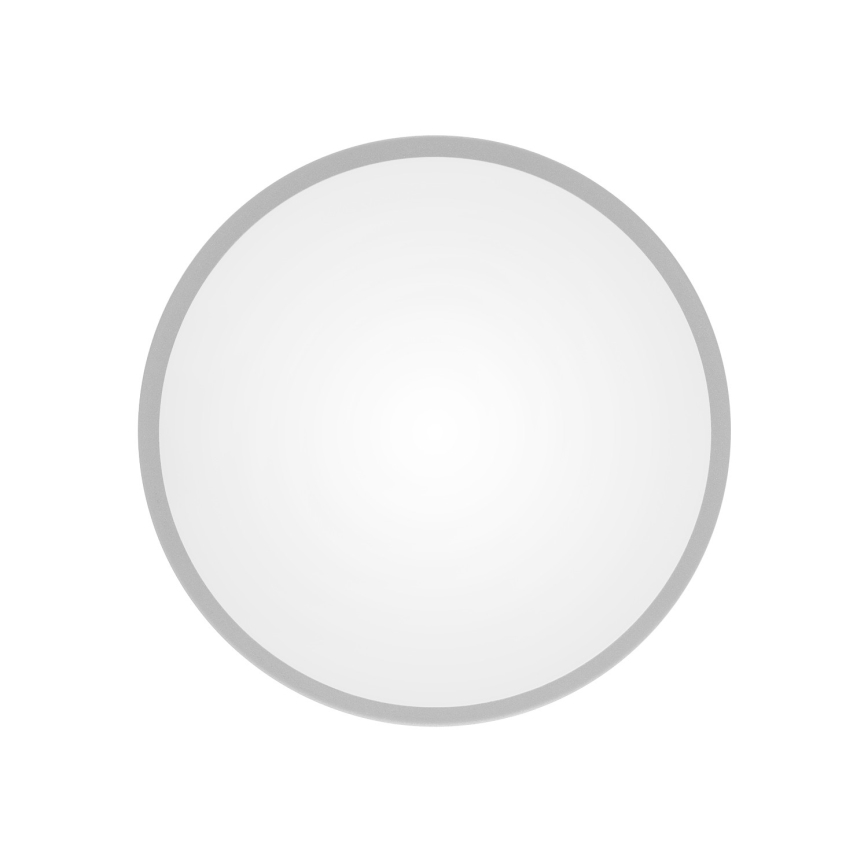 Vonkajšie stropné svietidlo so senzorom CLEO 3xE27/24W/230V pr. 40 cm šedá IP54