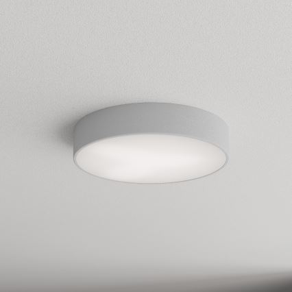 Vonkajšie stropné svietidlo so senzorom CLEO 3xE27/24W/230V pr. 40 cm šedá IP54