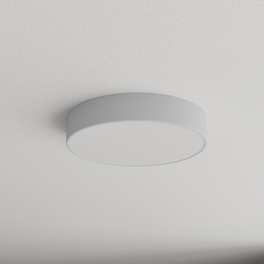 Vonkajšie stropné svietidlo so senzorom CLEO 3xE27/24W/230V pr. 40 cm šedá IP54