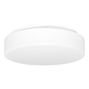 Vonkajšie stropné svietidlo so senzorom HECTOR 1xE27/60W/230V pr. 30 cm IP44 opál biela