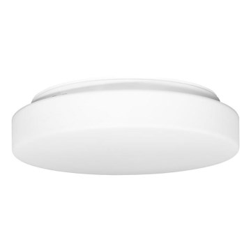 Vonkajšie stropné svietidlo so senzorom HECTOR 2xE27/60W/230V pr. 40 cm IP44 opál biela