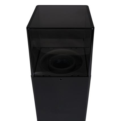 Vonkajšie svietidlo 1xE27/40W/230V IP44 80 cm čierne/dymové