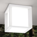 Vonkajšie svietidlo HENRY 1xE27/15W/230V 16x16 cm IP44 biela