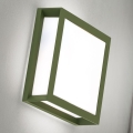 Vonkajšie svietidlo HENRY 2xE27/15W/230V 26x26 cm IP44 zelené