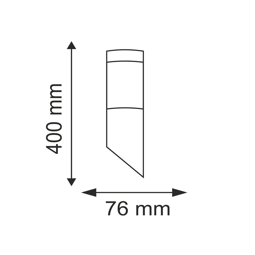 Vonkajšie svietidlo LIVIA 1xE27/10W/230V IP44