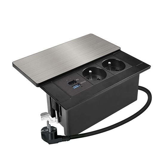 Vstavaná zásuvka 20 W 2Z + USB-A + USB-C