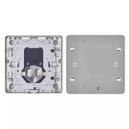 Vypínač 2-tlačidlový GoSmart 1xCR2430 Tuya čierna