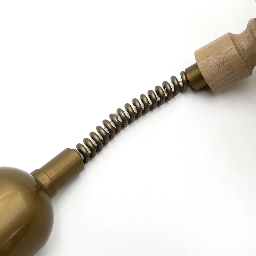 Výsuvný luster RAMONA 1xE27/60W/230V hnedá/biela/dub