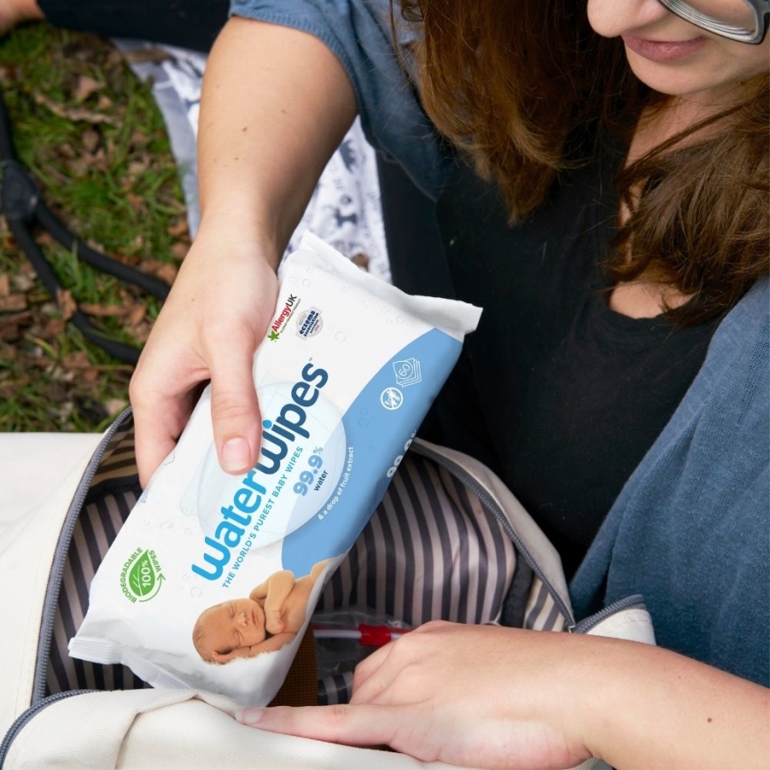 WaterWipes - SADA 9x Vlhčené obrúsky bez obsahu plastov 60 ks (540 ks)