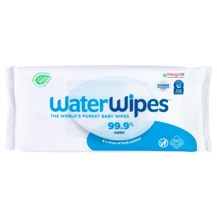 WaterWipes - SADA 9x Vlhčené obrúsky bez obsahu plastov 60 ks (540 ks)