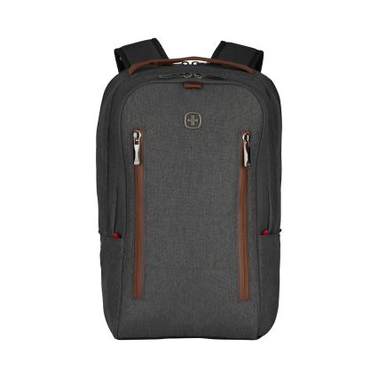 Wenger - Batoh na notebook 15 l 16" s vreckom na tablet 12" + crossbody taška City Upgrade 2v1 šedá