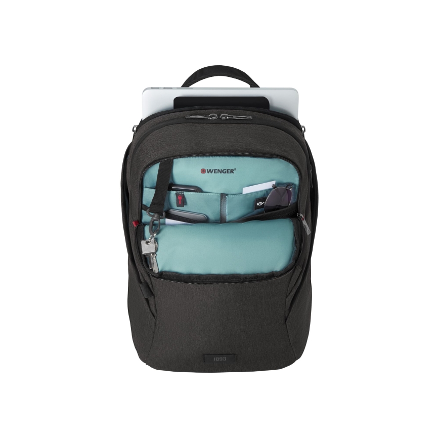 Wenger - Batoh na notebook 21 l 16" s vreckom na tablet 10" MX Light čierna