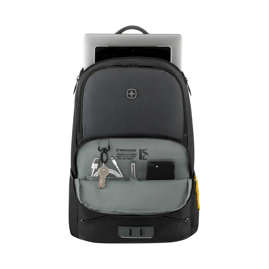 Wenger - Batoh na notebook 22 l 15,6" s vreckom na tablet 10" Trayl čierna