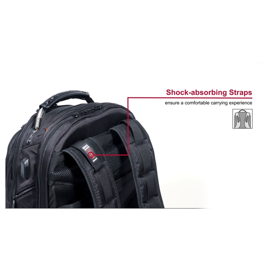 Wenger - Batoh na notebook 26 l 17" s vreckom na tablet 10" Ibex Ballistic Deluxe