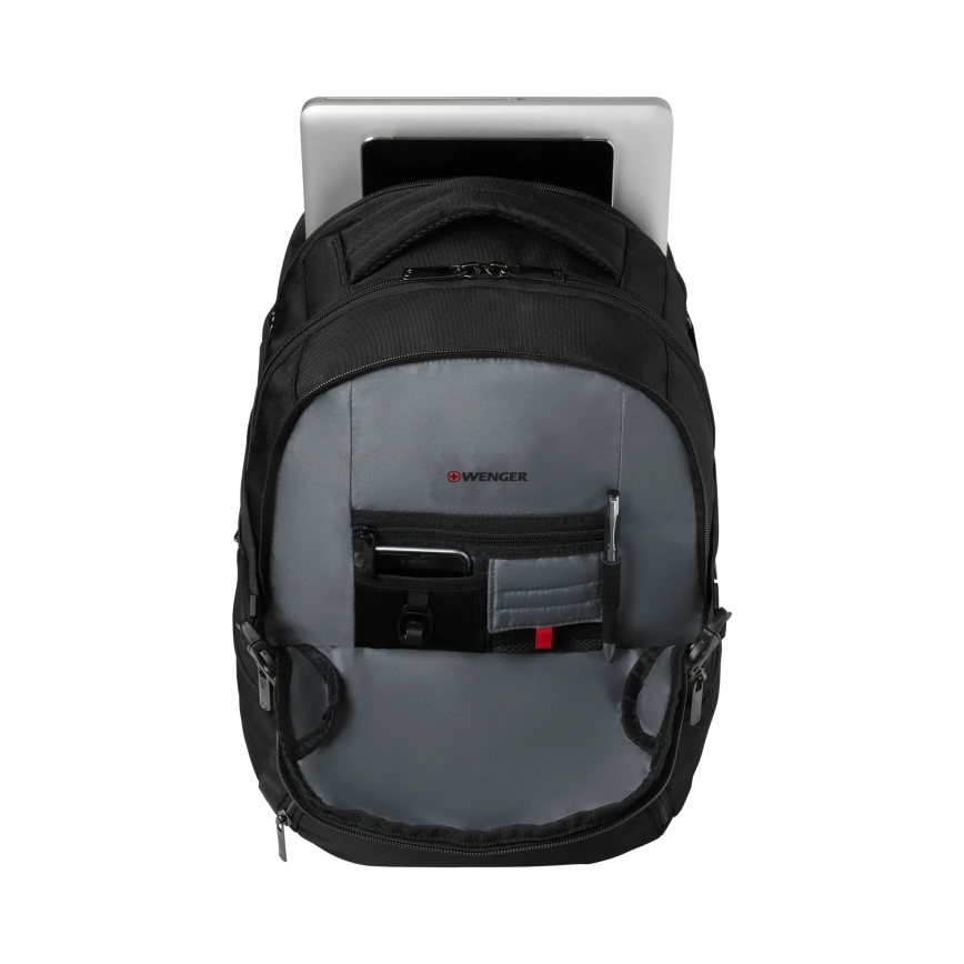 Wenger - Batoh na notebook 27 l 16" s vreckom na tablet 10" Transit čierna