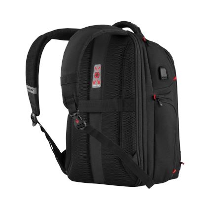 Wenger - Batoh na notebook 29 l 17,3'' s vreckom na tablet 12" Player One čierna