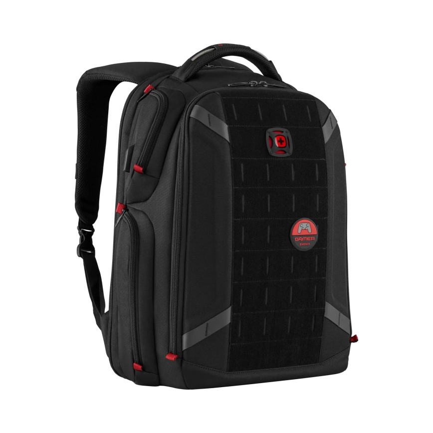 Wenger - Batoh na notebook 29 l 17,3'' s vreckom na tablet 12" Player One čierna