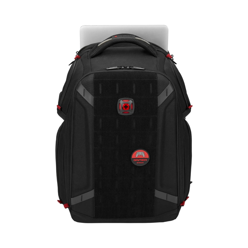 Wenger - Batoh na notebook 29 l 17,3'' s vreckom na tablet 12" Player One čierna