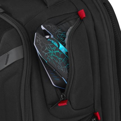 Wenger - Batoh na notebook 29 l 17,3'' s vreckom na tablet 12" Player One čierna