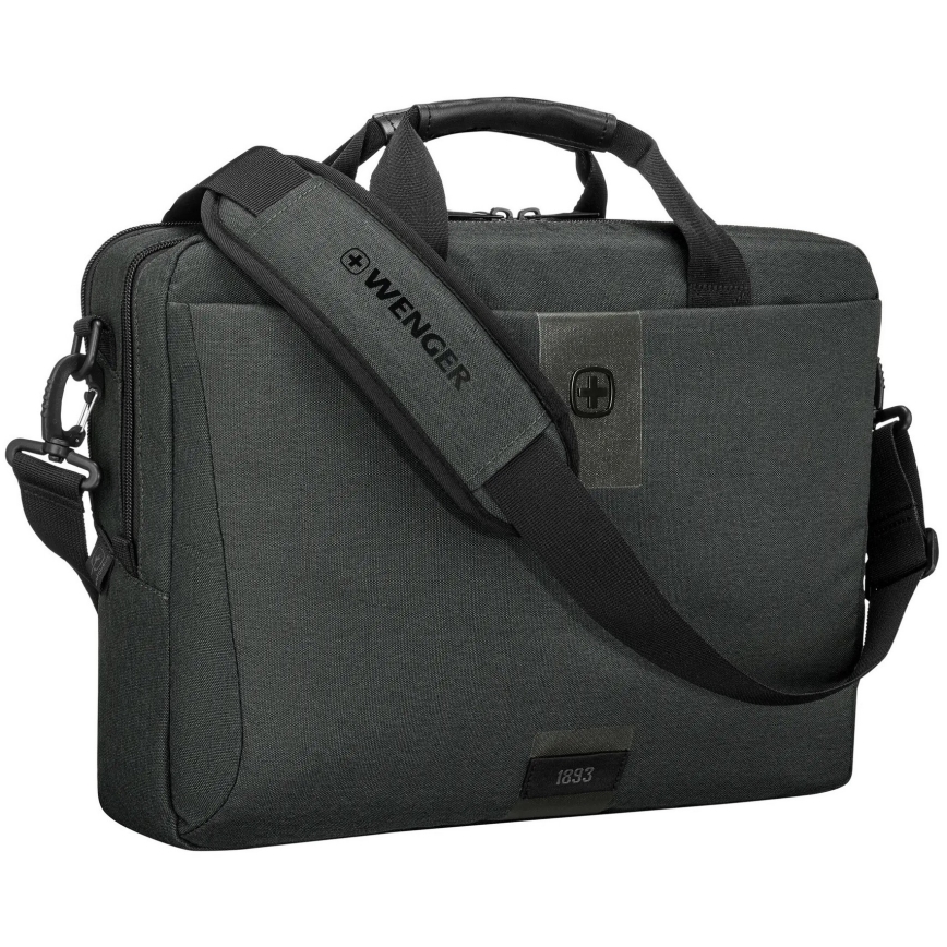 Wenger - Brašňa na notebook 15 l 16" s vreckom na tablet 10" MX ECO Brief šedá