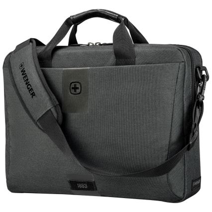 Wenger - Brašňa na notebook 15 l 16" s vreckom na tablet 10" MX ECO Brief šedá