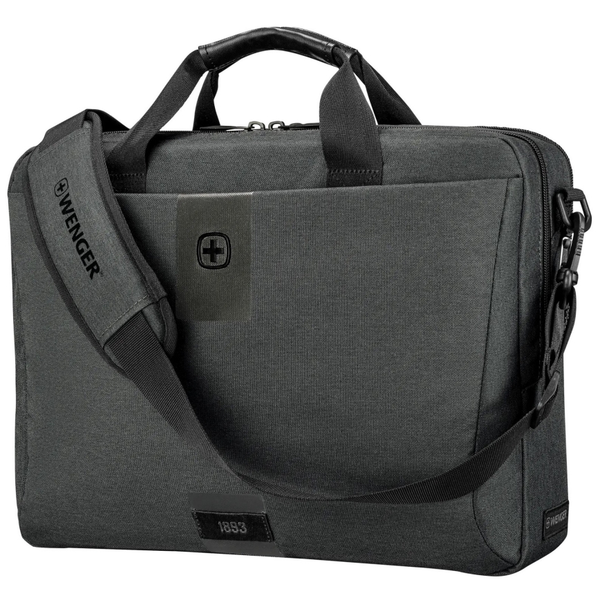 Wenger - Brašňa na notebook 15 l 16" s vreckom na tablet 10" MX ECO Brief šedá