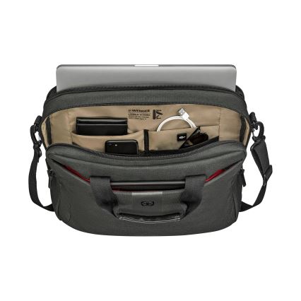 Wenger - Brašňa na notebook 15 l 16" s vreckom na tablet 10" MX ECO Brief šedá