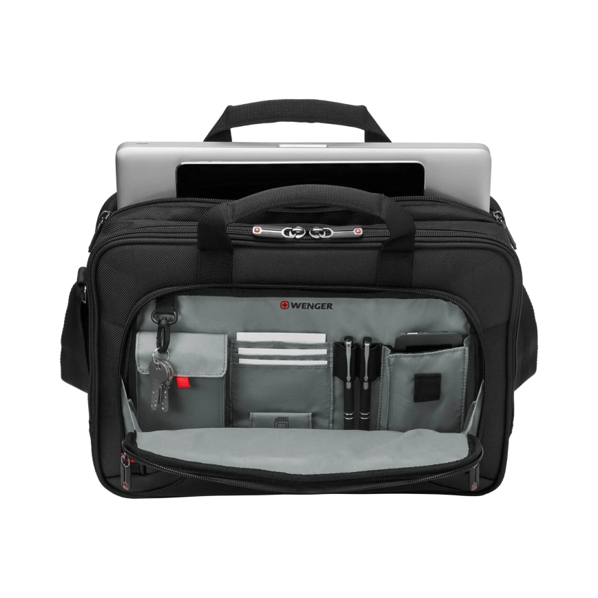 Wenger - Brašňa na notebook 15 l 16" s vreckom na tablet 10" Prospectus čierna