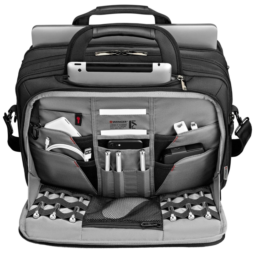 Wenger - Brašňa na notebook 19 l 14-16" s vreckom na tablet 10" BC Star čierna