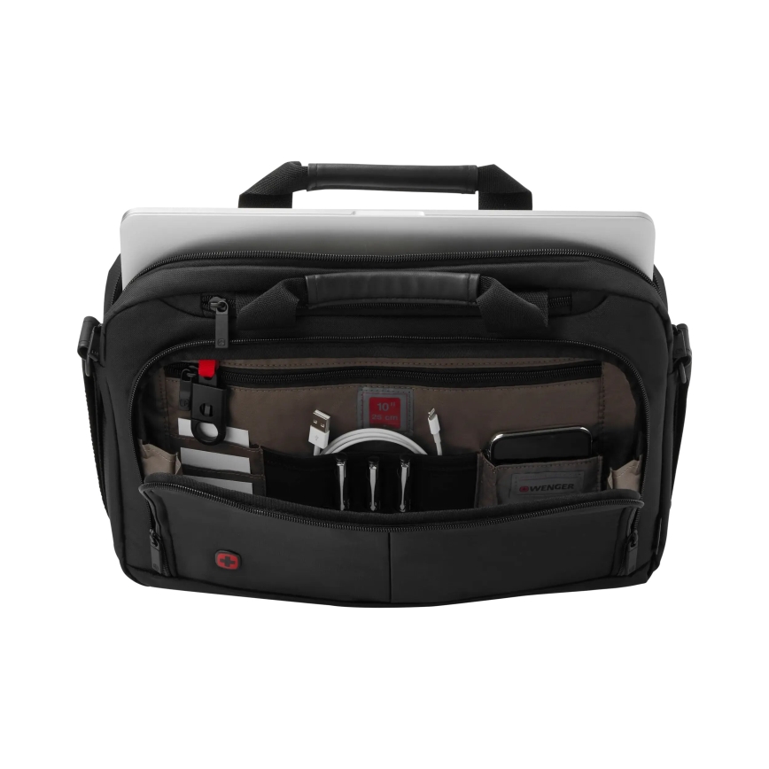 Wenger - Brašňa na notebook 5 l 14" s vreckom na tablet 10" Source čierna