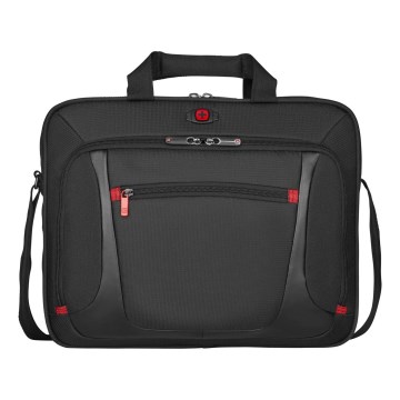 Wenger - Brašňa na notebook 9 l 16" s vreckom na tablet 10" Sensor čierna