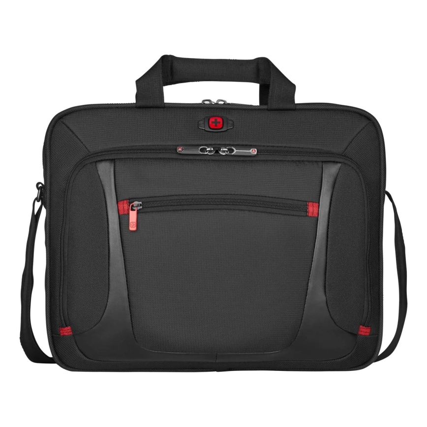 Wenger - Brašňa na notebook 9 l 16" s vreckom na tablet 10" Sensor čierna