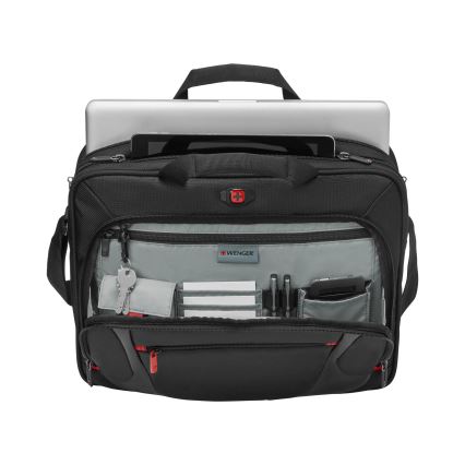 Wenger - Brašňa na notebook 9 l 16" s vreckom na tablet 10" Sensor čierna