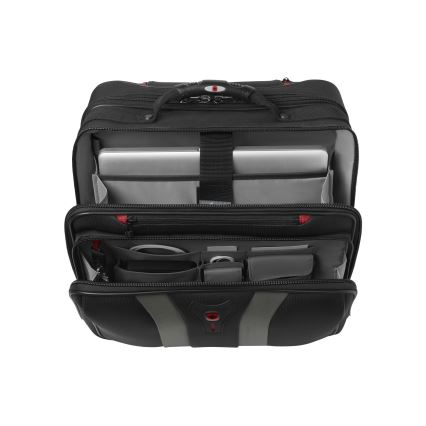 Wenger - Cestovná batožina na kolieskach 29 l + puzdro na notebook 15,6" Granada čierna