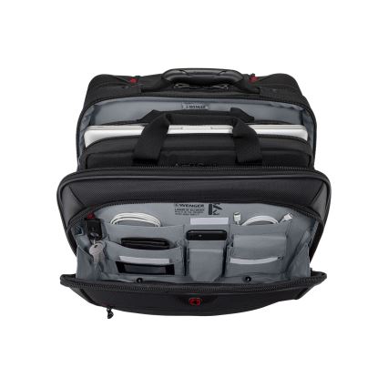 Wenger - Cestovný kufor na kolieskach 23 l 17" + taška na notebook 15,4" Potomac čierna