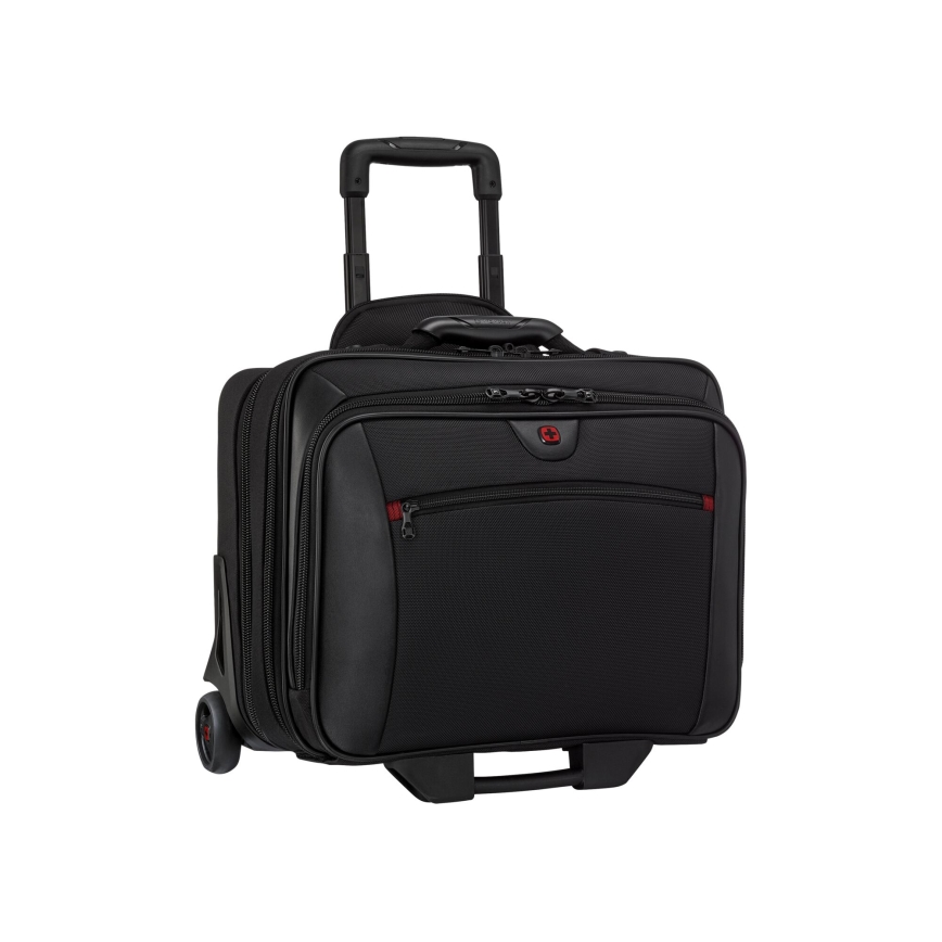 Wenger - Cestovný kufor na kolieskach 23 l 17" + taška na notebook 15,4" Potomac čierna