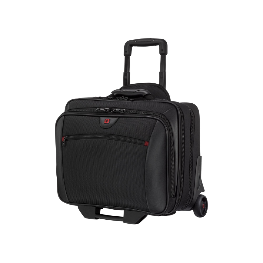 Wenger - Cestovný kufor na kolieskach 23 l 17" + taška na notebook 15,4" Potomac čierna