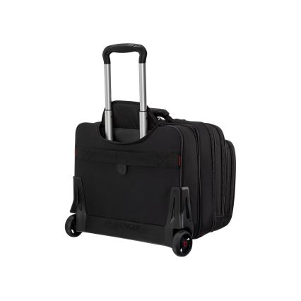 Wenger - Cestovný kufor na kolieskach 25 l 17" + taška na notebook 15,6" Patriot čierna