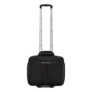 Wenger - Cestovný kufor na kolieskach 25 l 17" + taška na notebook 15,6" Patriot čierna