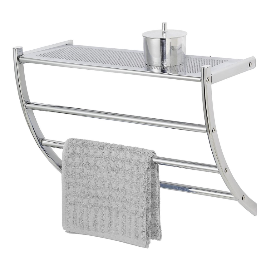 WENKO 15578100 - Stojan na uteráky PESCARA 56x46 cm lesklý chróm