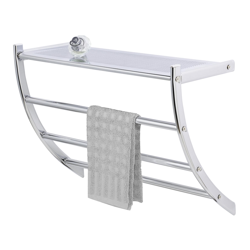 WENKO 15578100 - Stojan na uteráky PESCARA 56x46 cm lesklý chróm