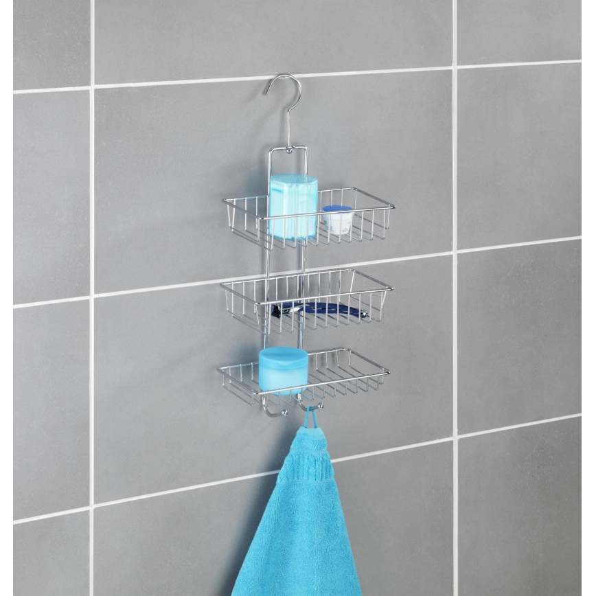 WENKO 15888100 - Polica NIVALA 22x50 cm lesklý chróm