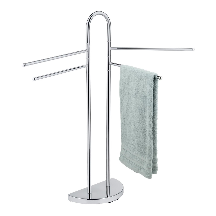 WENKO 16610100 - Stojan na uteráky COSENZA 33x93,5 cm lesklý chróm