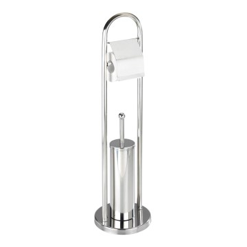 WENKO 16993100 - WC súprava VASTO 22x81 cm nerez/strieborná