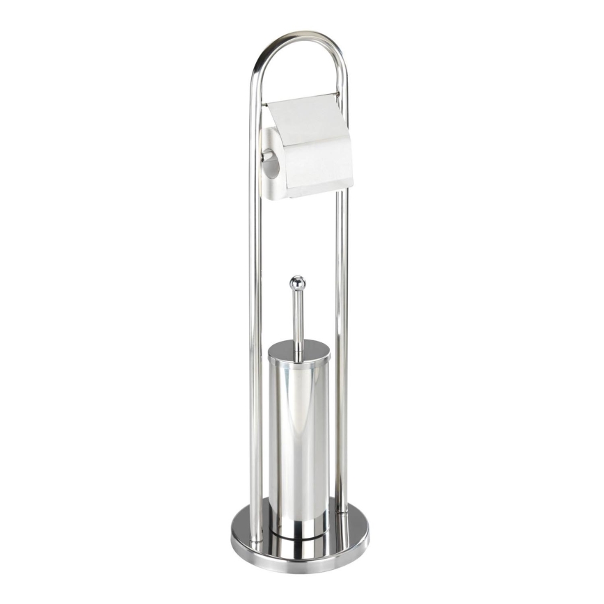 WENKO 16993100 - WC súprava VASTO 22x81 cm nerez/strieborná