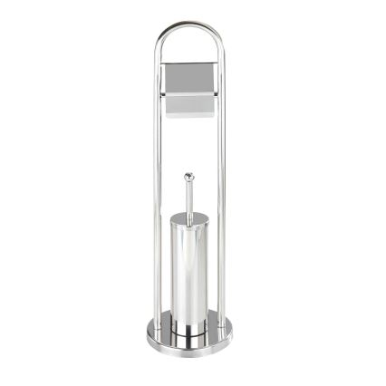 WENKO 16993100 - WC súprava VASTO 22x81 cm nerez/strieborná